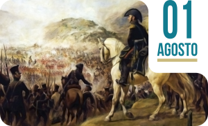 1 de agosto. Creación del Ejército de los Andes