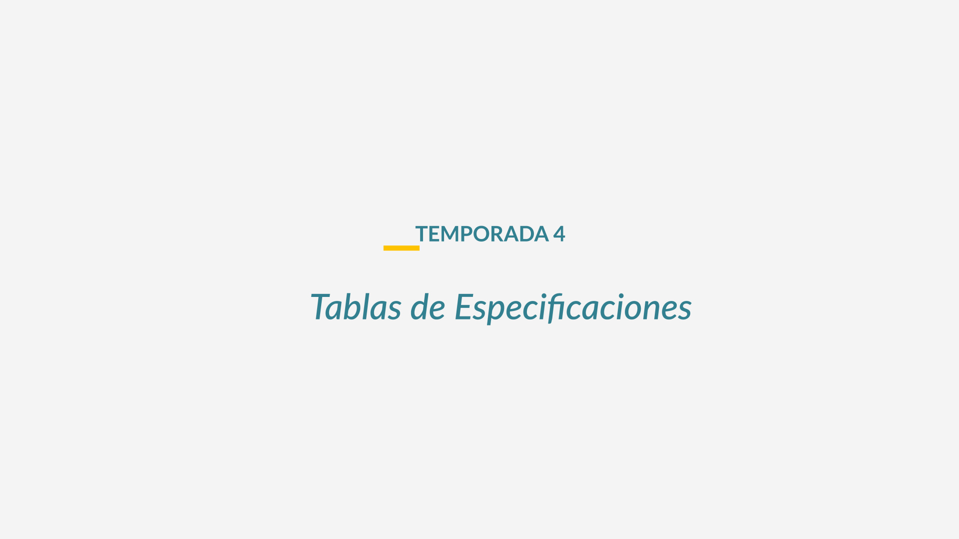 GEM+ 💡 2 Tabla de especificaciones