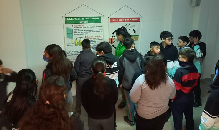 Escuelas de Mendoza visitan la Bioplanta del ISCAMEN en Santa Rosa