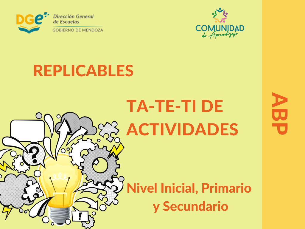 Ta-TE-TI de actividades