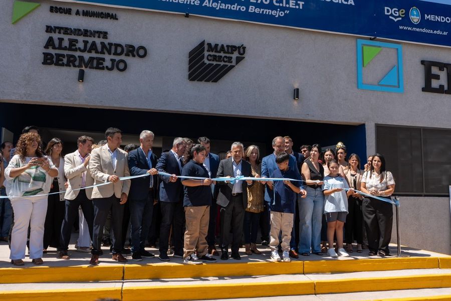 Mendoza suma una nueva escuela técnica en Maipú 