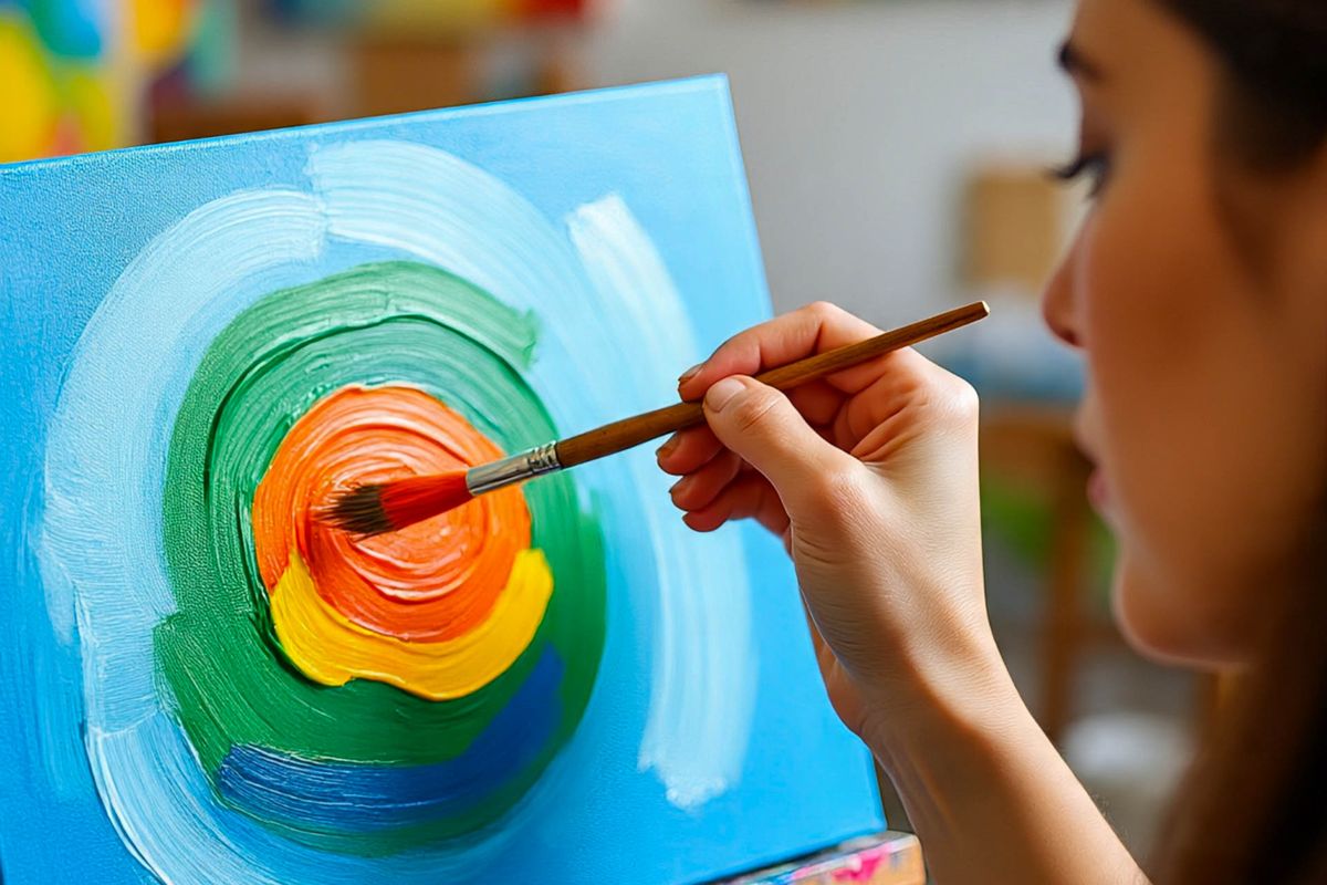 artista pintura
