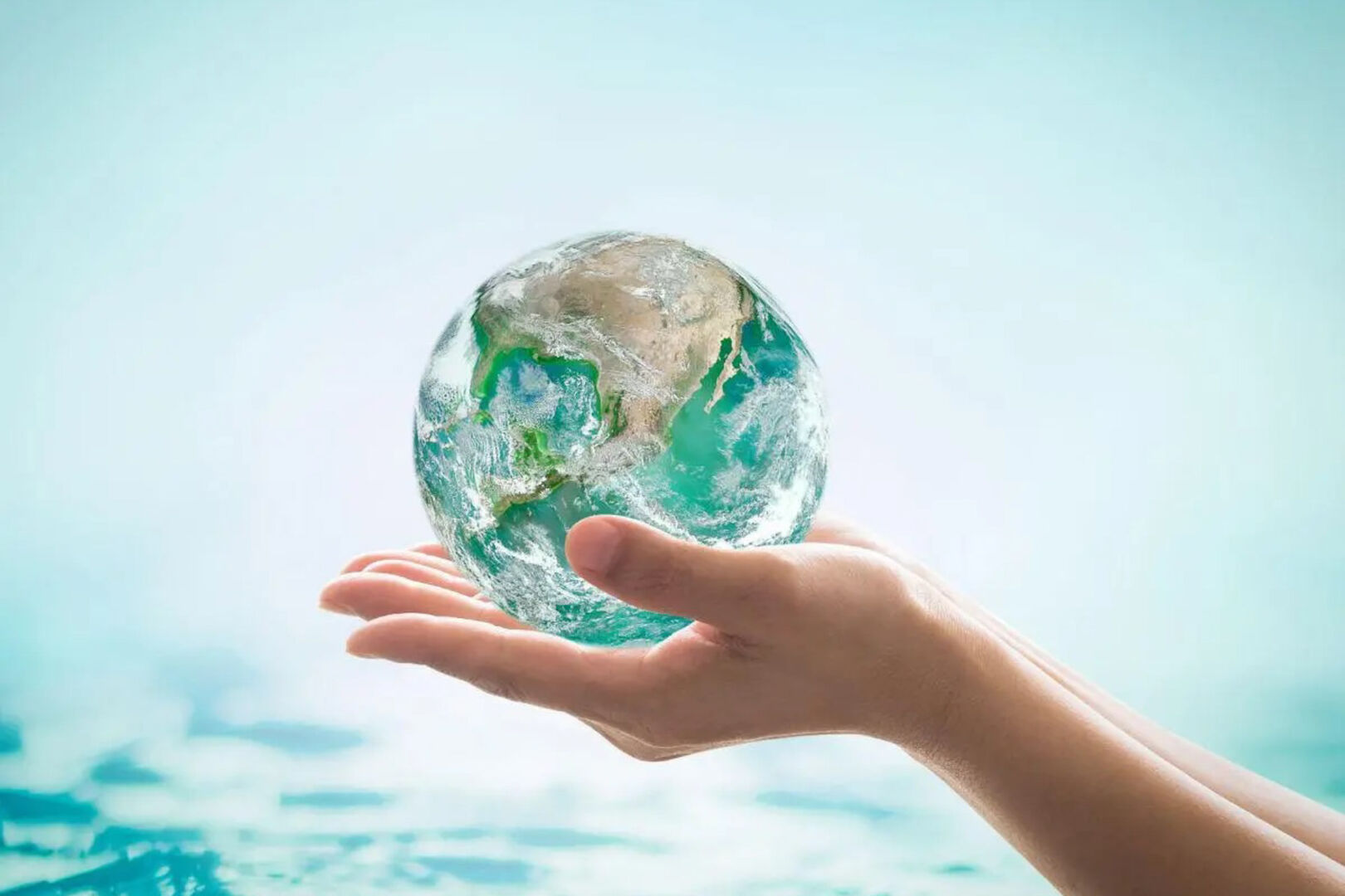 mundo tierra esfera agua