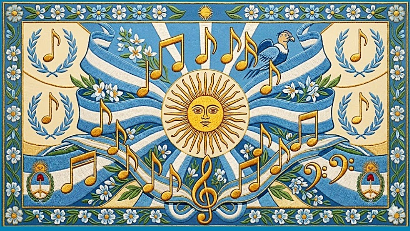 Se presenta material didáctico sobre Canciones Patrias y en el contexto del mundial de fútbol