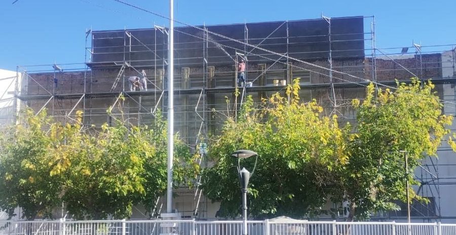 Avanza la puesta en valor de la Escuela Urquiza con 50 % de obra ejecutada