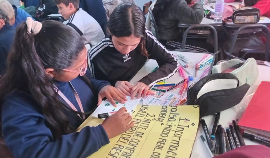 La escuela León Aguilera presentó su proyecto literario que promueve la formación en valores
