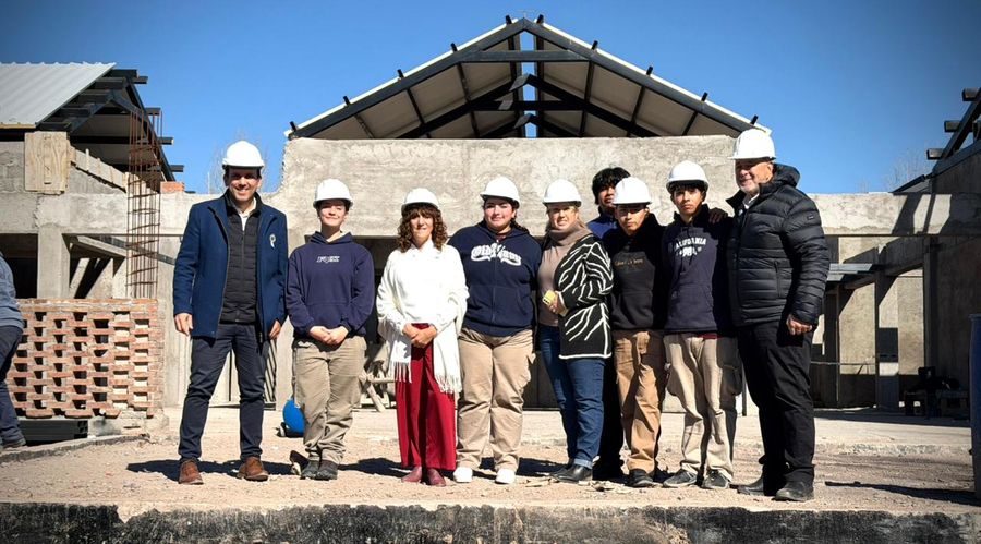 La nueva escuela Integración de San Carlos ya supera el 60% de avance de obra