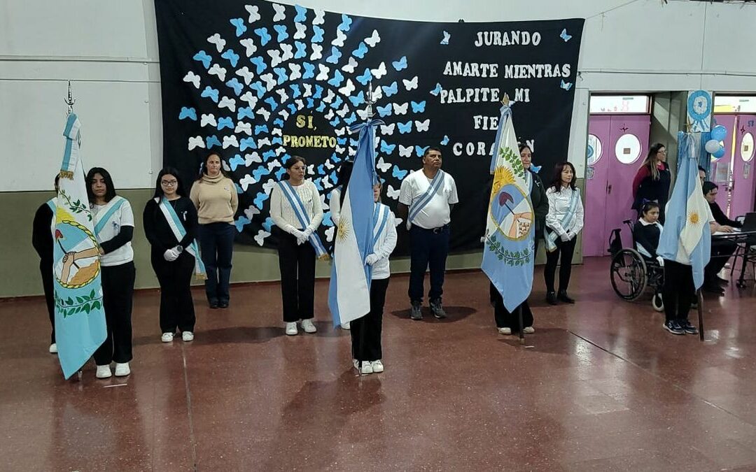 El CENS Presidente Raúl Alfonsín unió a la comunidad con historia, valores y patriotismo