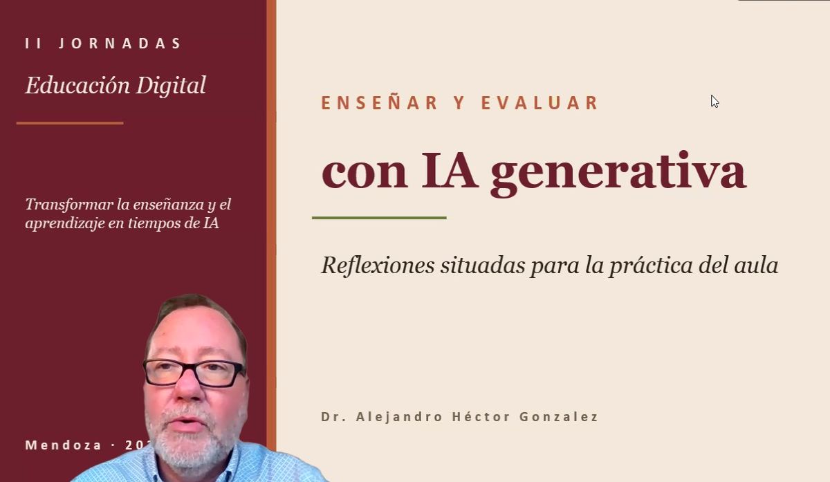 educacion superior placa de jornada con IA