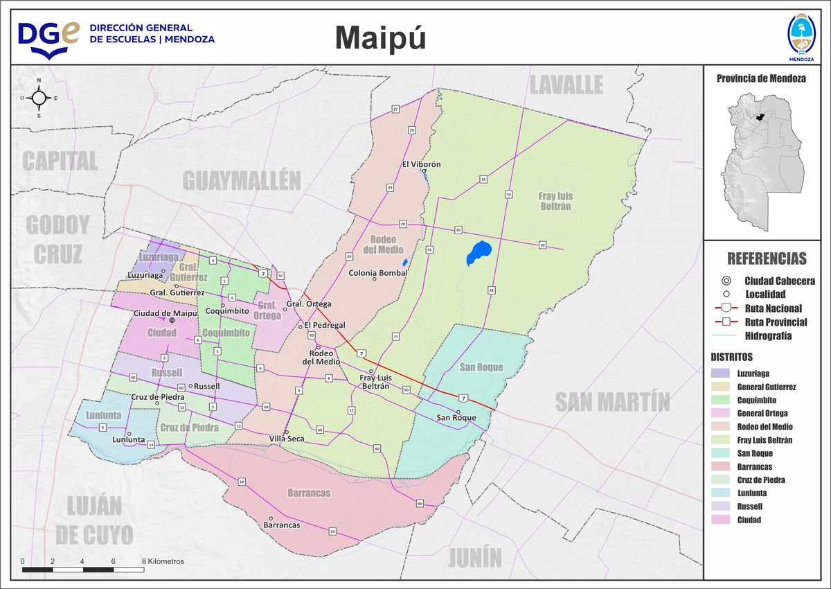 Mapa de MAIPU