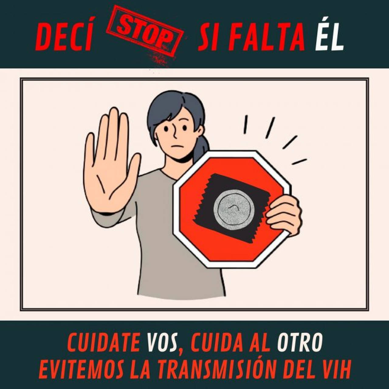 Portal Educativo DGE Gobierno de Mendoza Afiche- prevención de VIH
