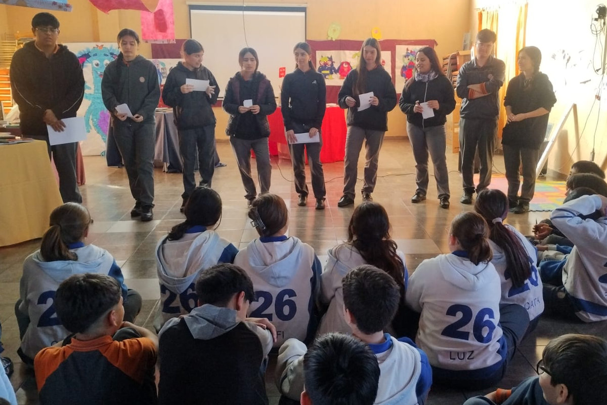 exposición de estudiantes