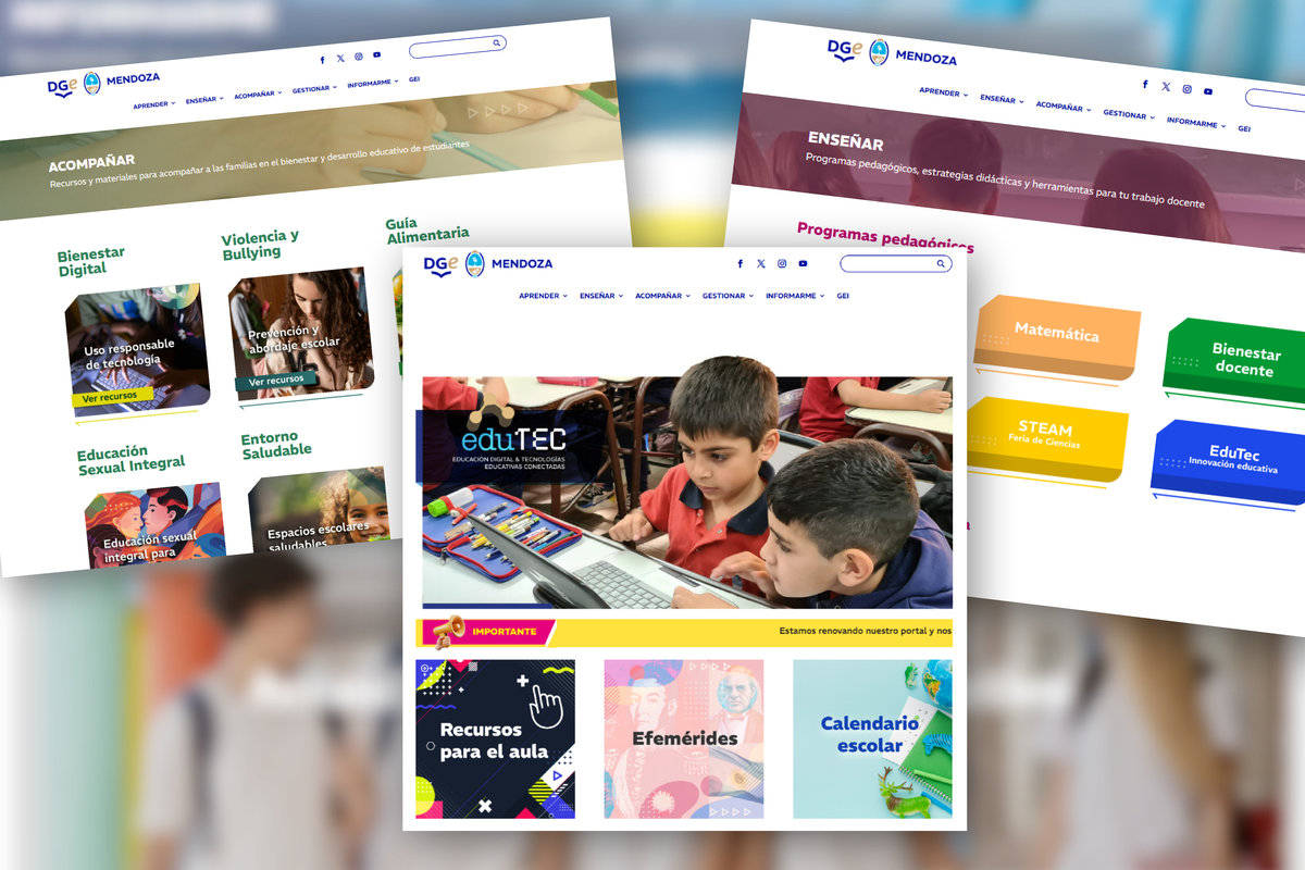 Actualización del Portal Educativo