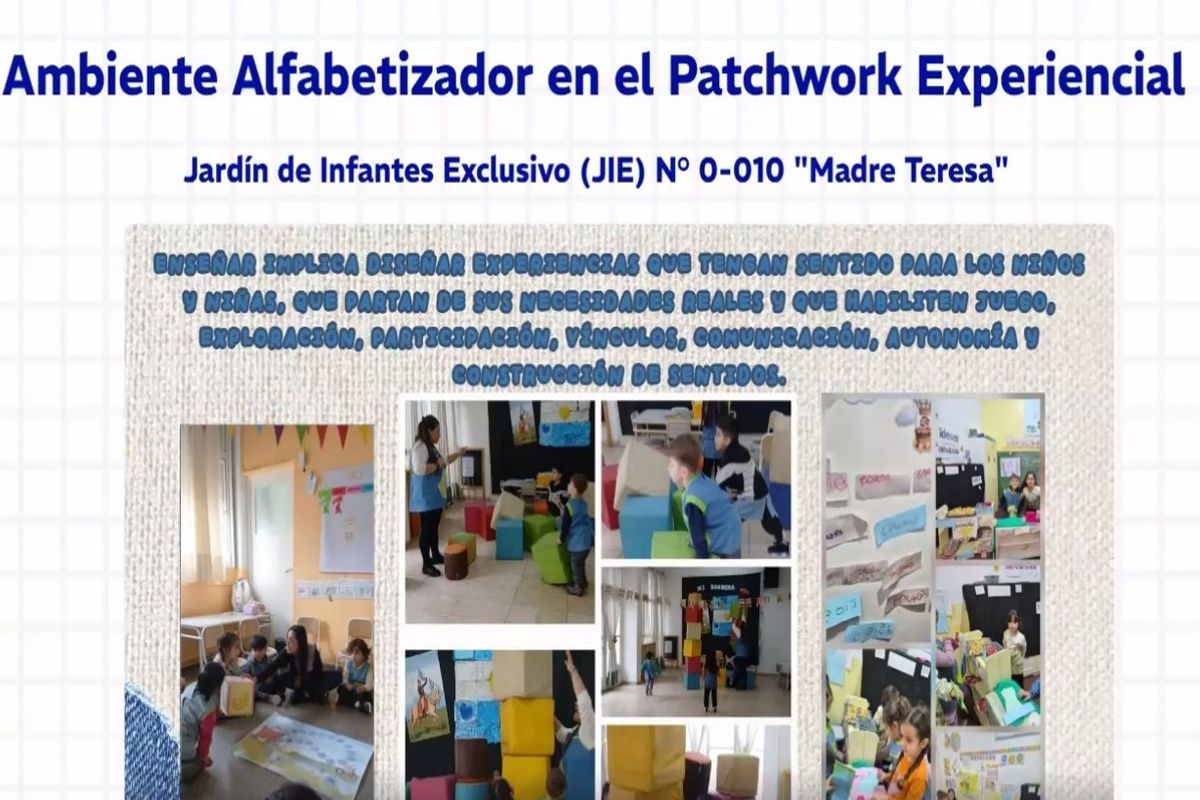 Patchwork Experiencial sobre ambientes alfabetizadores