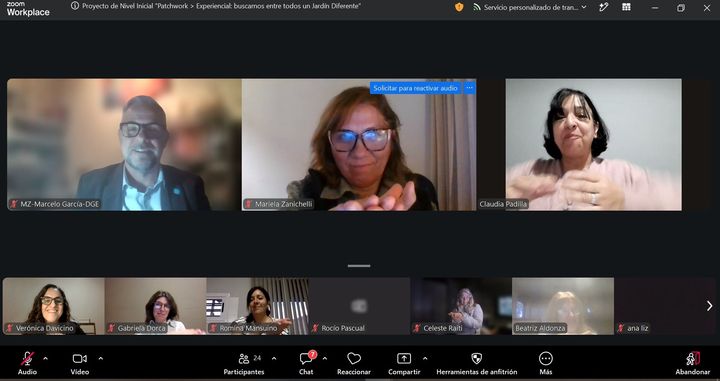 Patchwork Experiencial sobre ambientes alfabetizadores