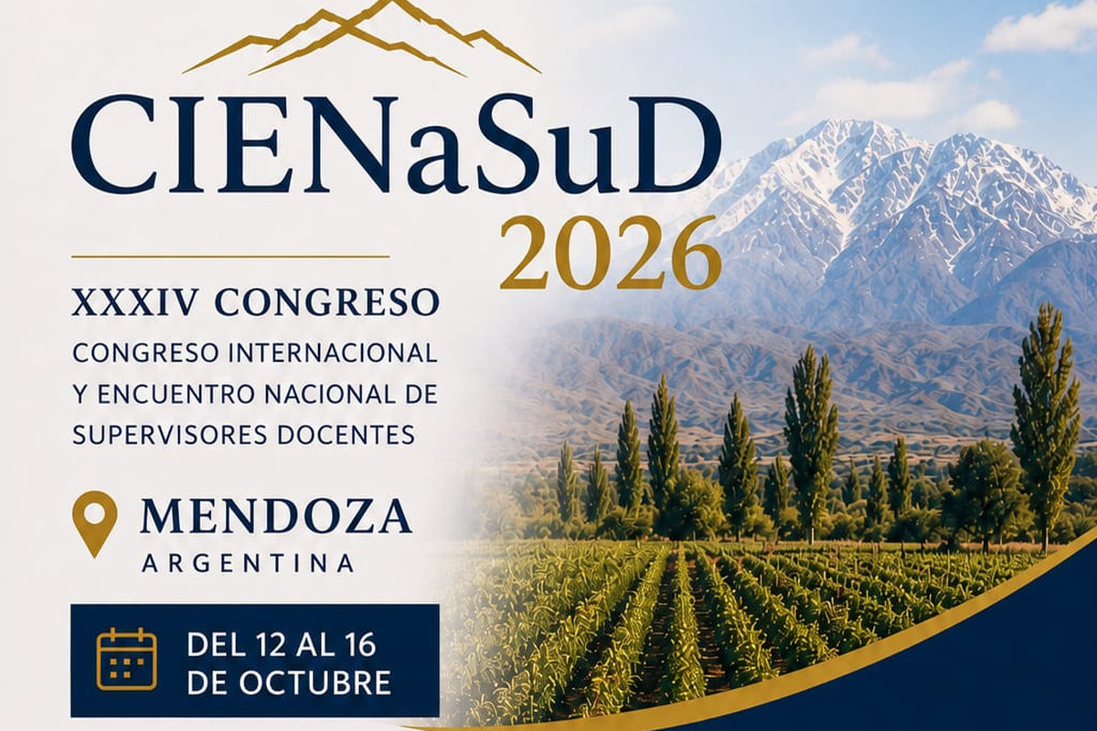 Mendoza será sede del XXXIV Congreso Internacional y Encuentro Nacional de Supervisores Docentes